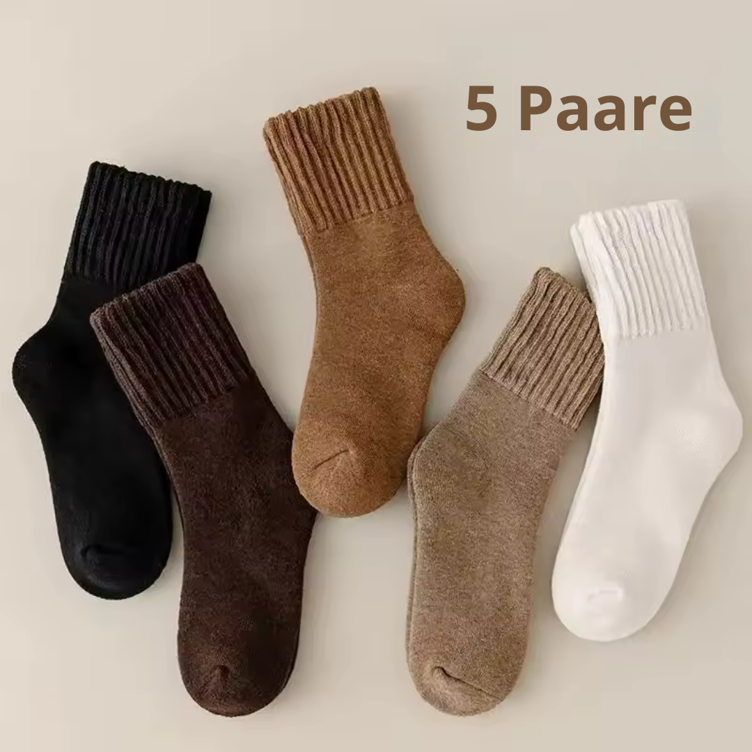 Kuschelige Wintersocken (5 Paare)