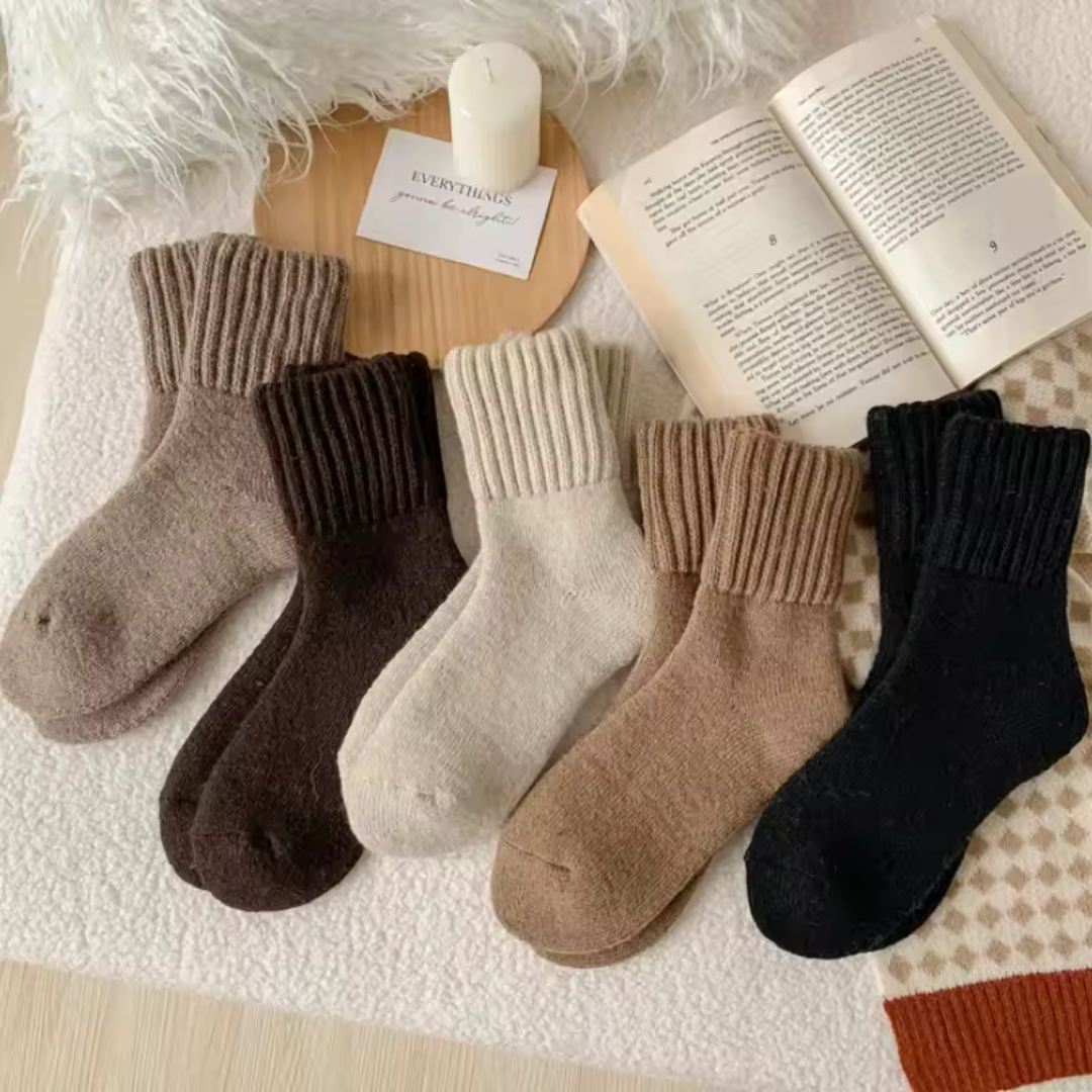 Kuschelige Wintersocken (5 Paare)